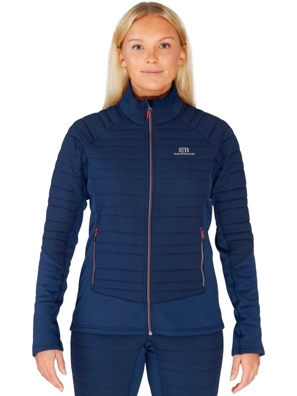 ELEVENATE Navy Performance Quilted Jacket with Zip Pockets